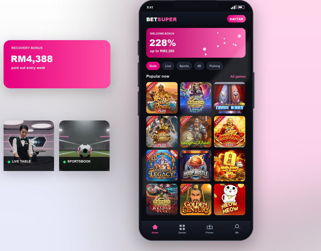 BetSuper on mobile